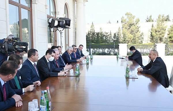 İlham Əliyev Mustafa Şəntopu qəbul etdi – Foto