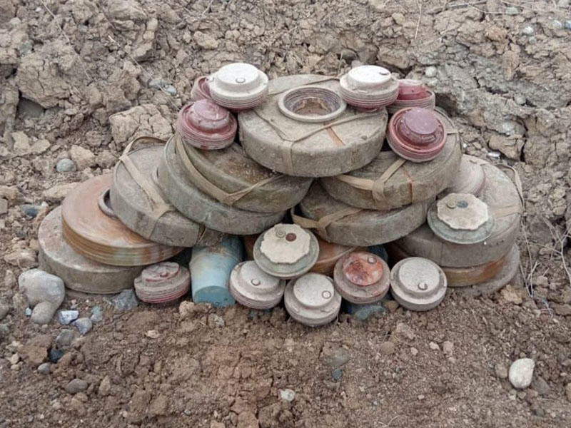 İdarə rəisinin yaralandığı ərazidə daha 3 mina tapıldı