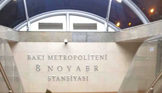Metronun “8 Noyabr” stansiyası istifadəyə verildi