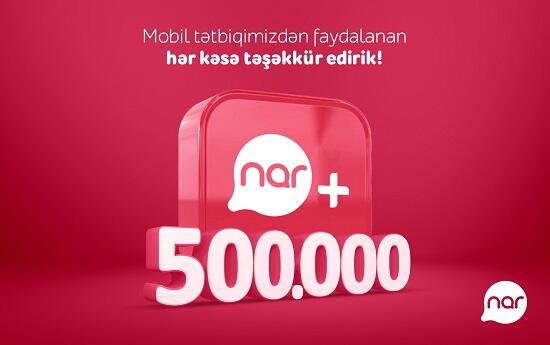 Nar+” tətbiqinin yüklənmə sayı yarım milyonu ötdü