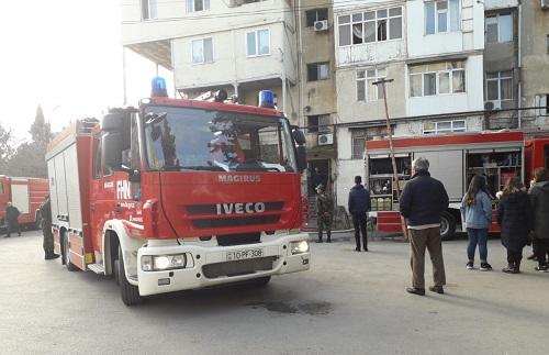 Xırdalanda yanğın partlayışa səbəb oldu