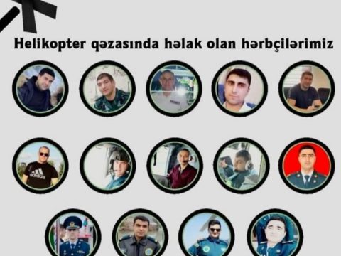 Helikopter qəzasında  14 hərbçimiz həlak oldu
