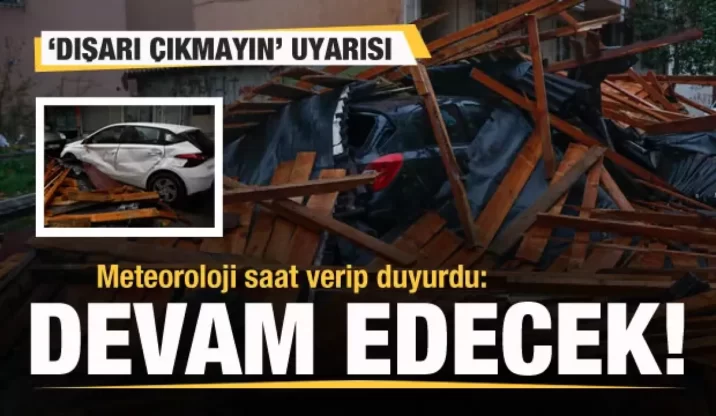 Türkiyədə fırtına: Evlərin damı uçdu, maşınlar aşdı….