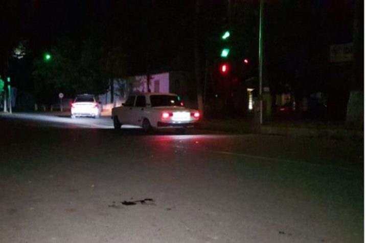 Polis xidməti avtomobili ilə adam öldürdü – Fotolar