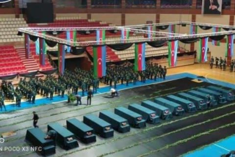 Şəhidlərimizlə vida mərasimi keçirilir – Foto