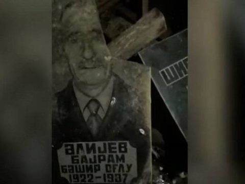 Hadrutda zirzəmidə azərbaycanlıların qəbir daşları tapıldı – Video