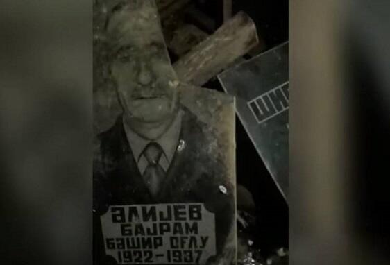 Hadrutda zirzəmidə azərbaycanlıların qəbir daşları tapıldı – Video