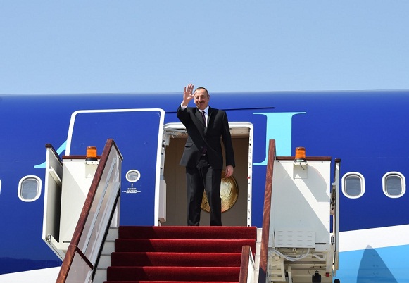 Ilham Əliyev Brüsselə getdi