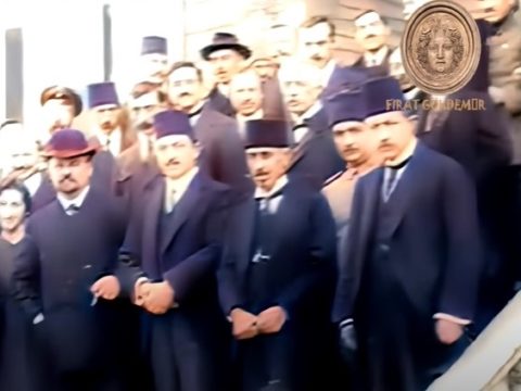 Rəsulzadə və AXC rəsmiləri 1918-ci il Trabzon konfransında –104 il əvvəl çəklmiş nadir KİNOXRONİKA