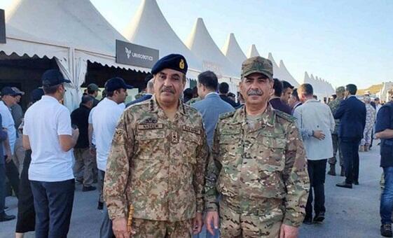 Həsənov Türkiyədə pakistanlı generalla görüşdü