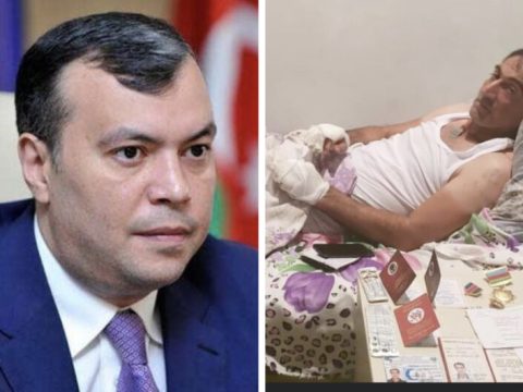 Sahil Babayevin pensiyasını kəsdiyi qazi özünə od vurdu