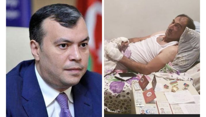 Sahil Babayevin pensiyasını kəsdiyi qazi özünə od vurdu