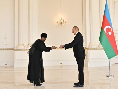 Prezident səfirlərin etimadnamələrini qəbul etdi – FOTOLAR