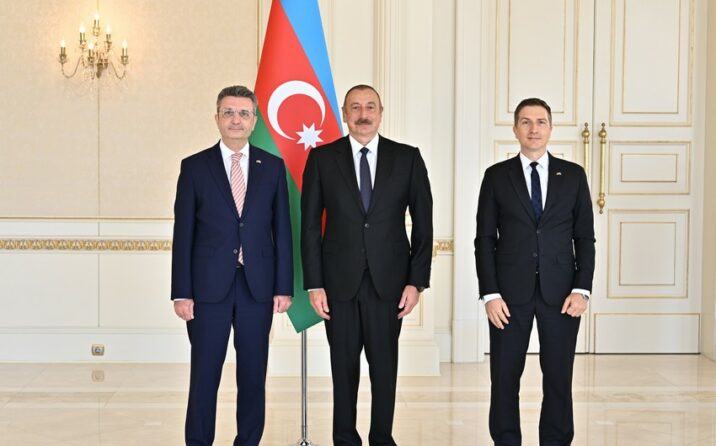 Azərbaycan Prezidenti Almaniyanın yeni səfirinin etimadnaməsini qəbul etdi