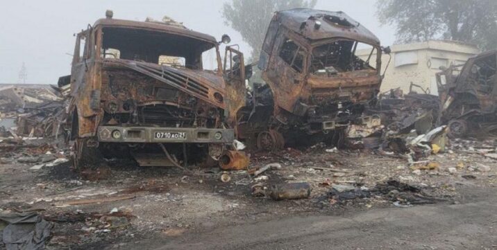 Rusların kazarması vuruldu: 12 ölü, 10 yaralı