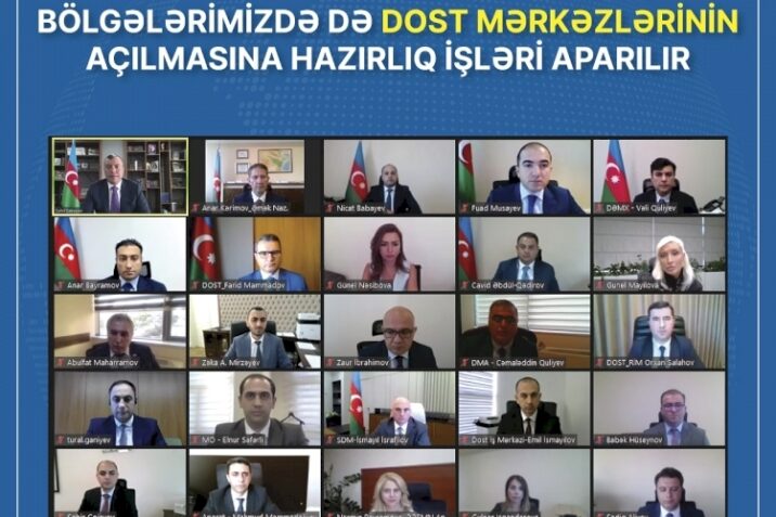 Bölgələrimizdə də DOST mərkəzlərinin açılmasına hazırlıq işləri aparılır