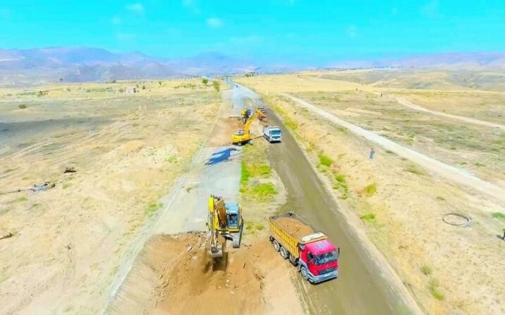 Hadruta aparan yolun tikintisi nə yerdədir…