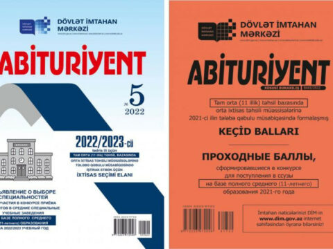 “Abituriyent” jurnalının 5-ci nömrəsi satışa çıxarıldı