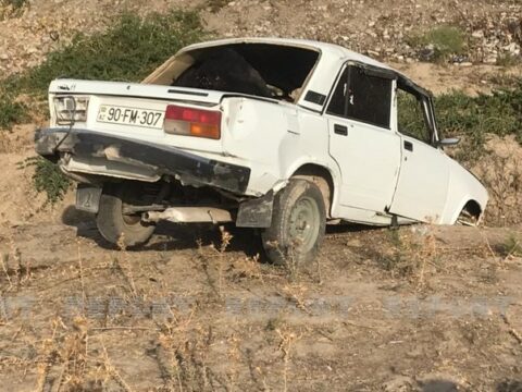 Kürdəmirdə yol qəzasında 2 qardaş xəsarət alıb