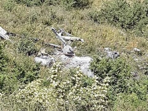Xocavənddə Ermənistana məxsus “Mİ-8” helikopterinin qalıqları aşkarlanıb