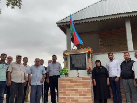 Şəhid Saməddin Fərziyevin doğulduğu kənddə xatirəsi əbədiləşdi
