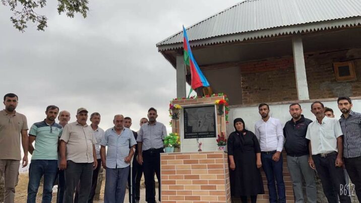 Şəhid Saməddin Fərziyevin doğulduğu kənddə xatirəsi əbədiləşdi