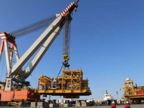 ASCO-nun “Azərbaycan” kran gəmisi “Abşeron” yatağındakı işlərə cəlb olunub