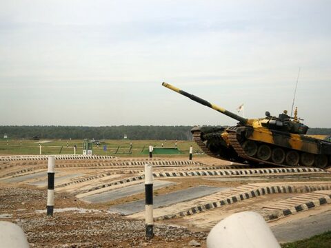Azərbaycan hərbçiləri “Tank biatlonu” müsabiqəsində yarımfinala yüksəlib