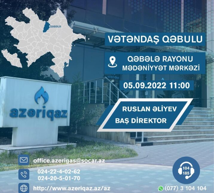 Ruslan Əliyev Qəbələ və Oğuzda vətəndaş qəbulu keçirəcək