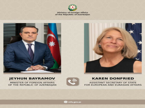 Ceyhun Bayramov Blinkenin köməkçisi ilə DANIŞDI