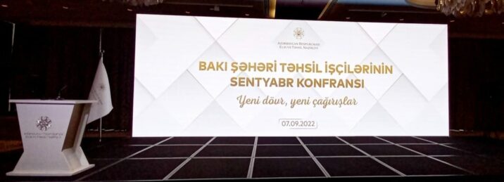 Təhsil işçilərinin konfransı keçirilir
