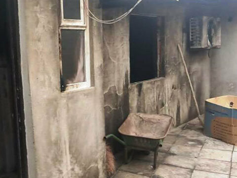 Sumqayıtda 41 yaşlı kişi qonşularını yandırdı