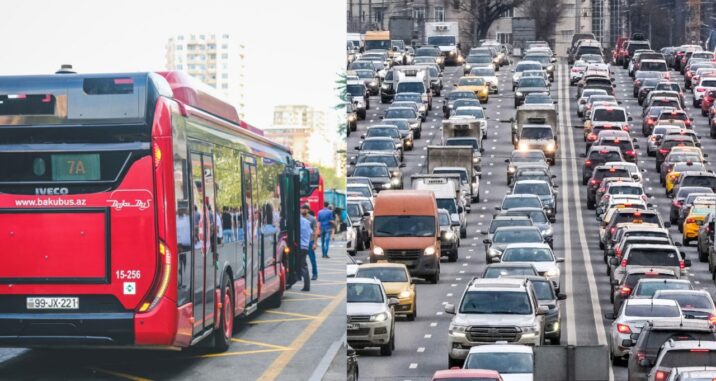 Bu gün də 136 avtobus TIXACDA qalıb