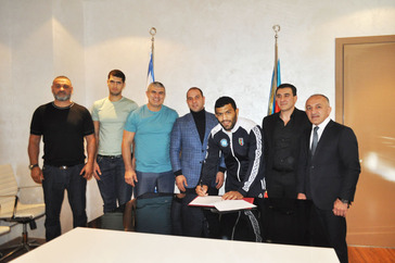 Olimpiya mükafatçısı “Judo Club 2012” ilə müqavilə imzaladı
