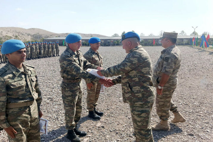 Birinci zabit komando kursunun buraxılışı keçirilib