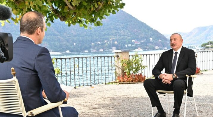 Prezident İlham Əliyev Çernobbio şəhərində İtaliyanın “İl Sole 24 Ore” qəzetinə müsahibə verib – TAM MƏTN