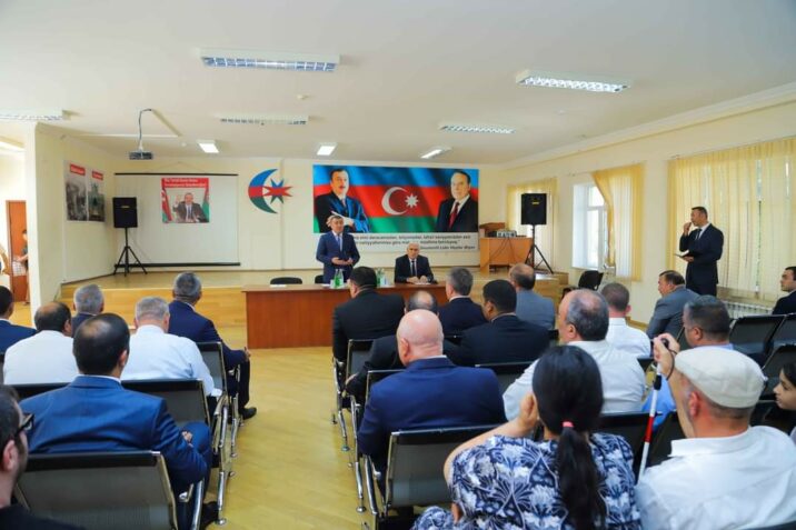 138 saylı orta məktəbdə görüş keçirildi