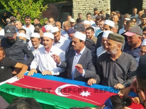 Şəhid Nail Abbasov Oğuzda dəfn edilib