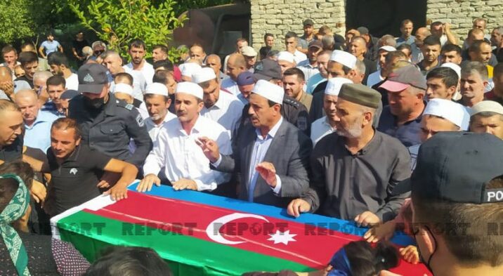Şəhid Nail Abbasov Oğuzda dəfn edilib