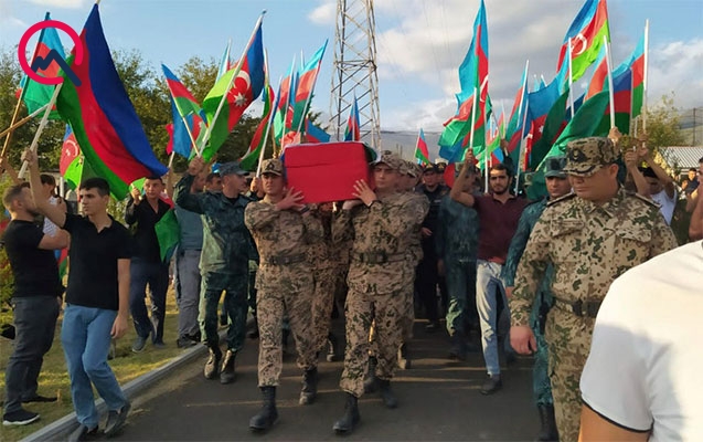 Şəhid Fərid Lətifov Şəkidə torpağa tapşırılıb