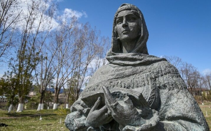 Ağdamda Natəvanın abidəsinin açılışı oldu