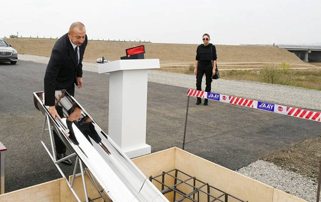 Ağdamın daxili yol və kommunikasiya şəbəkəsinin təməli qoyuldu 