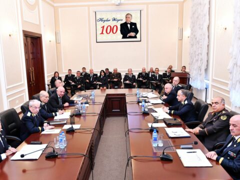 Ədliyyə Nazirliyində “Heydər Əliyev İli” elan olunması ilə bağlı Kollegiya iclası keçirilib