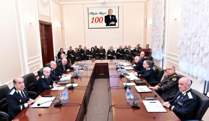 Ədliyyə Nazirliyində “Heydər Əliyev İli” elan olunması ilə bağlı Kollegiya iclası keçirilib