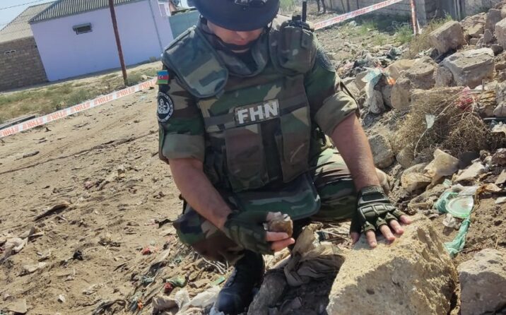 Bakıda qumbara tapıldı