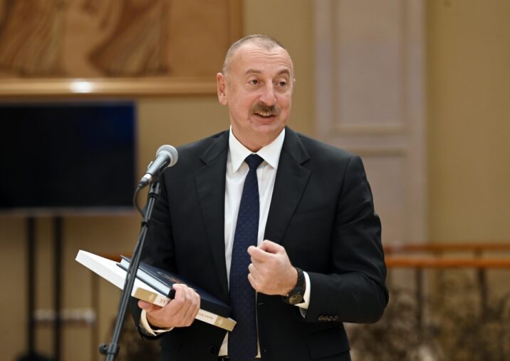 İlham Əliyevin şərəfinə rəsmi qəbul təşkil edildi