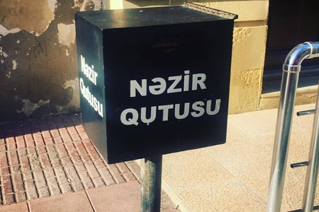 Bakıda nəzir qutusu OĞURLANDI