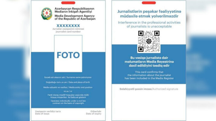 Jurnalist vəsiqəsi sahibinə üstünlük vermir