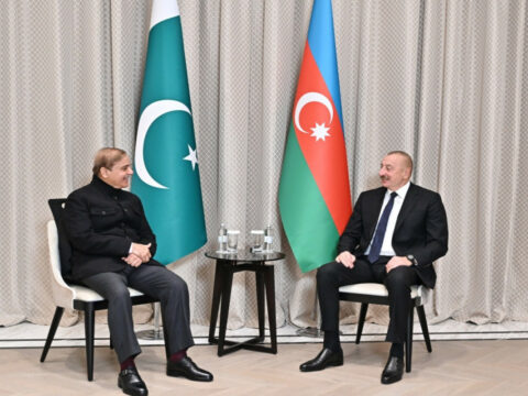 İlham Əliyev Pakistanın Baş naziri ilə görüşdü