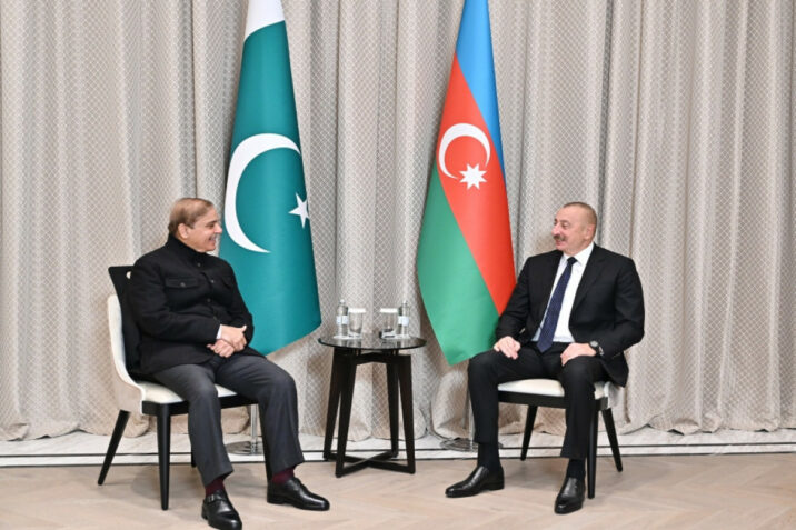 İlham Əliyev Pakistanın Baş naziri ilə görüşdü